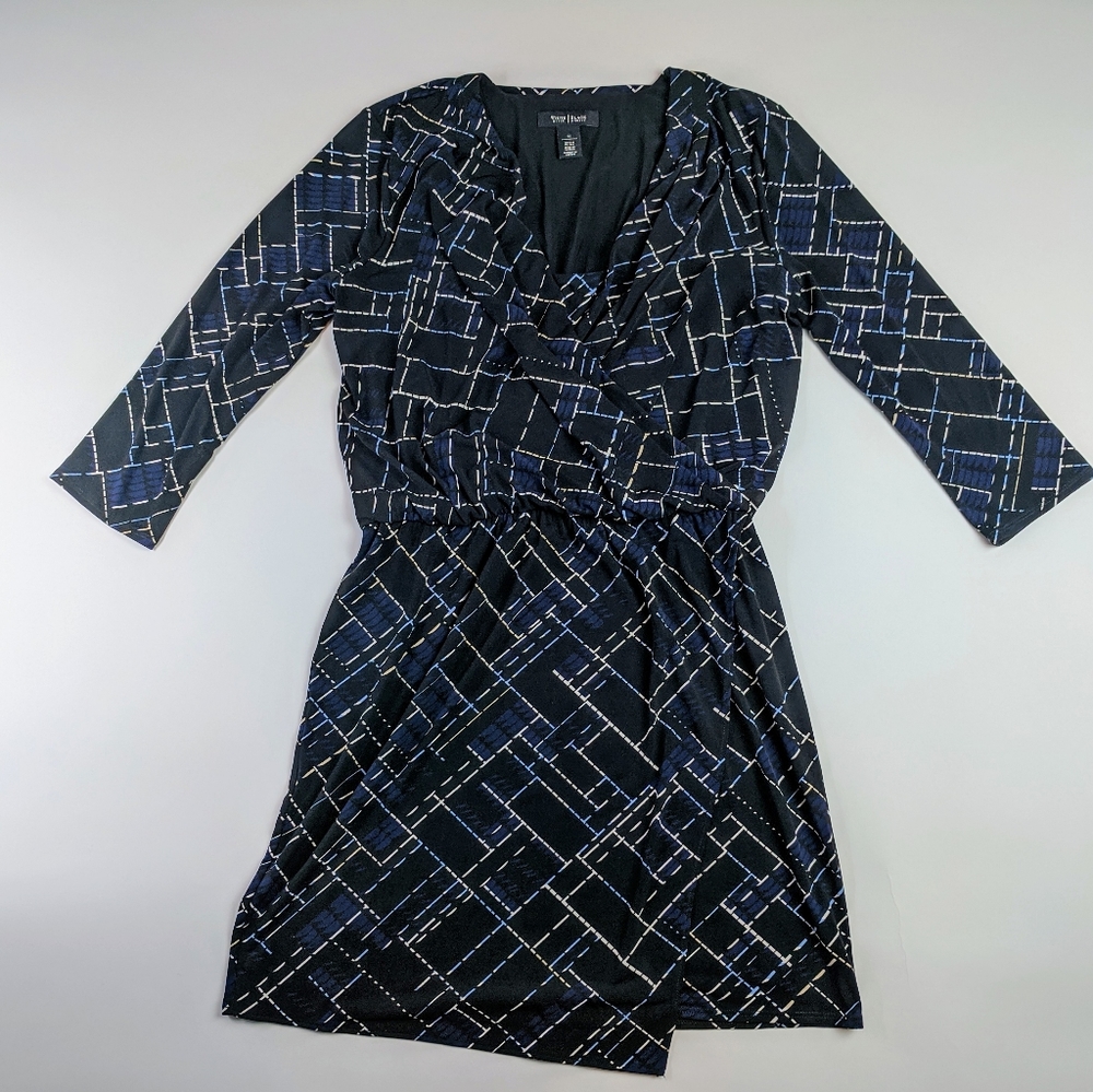 White House Black Market Dress Medium 3/4 Sleeve
